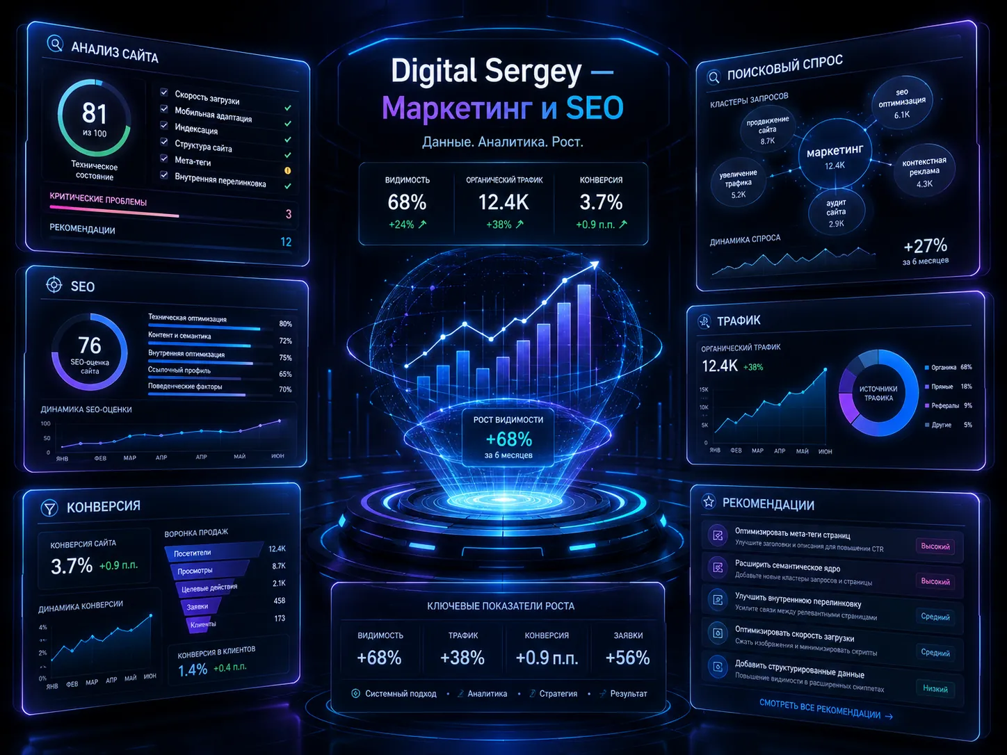 Визуальная система продукта Digital Сергей